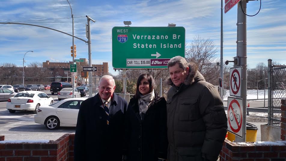 Senator Golden, Assemblyman BrookKrasny, Assemblywoman Malliotakis